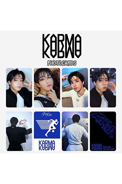 Kpop Dünyasi STRAY KIDS Han '' Karma '' Photocards Set - Fiyatı