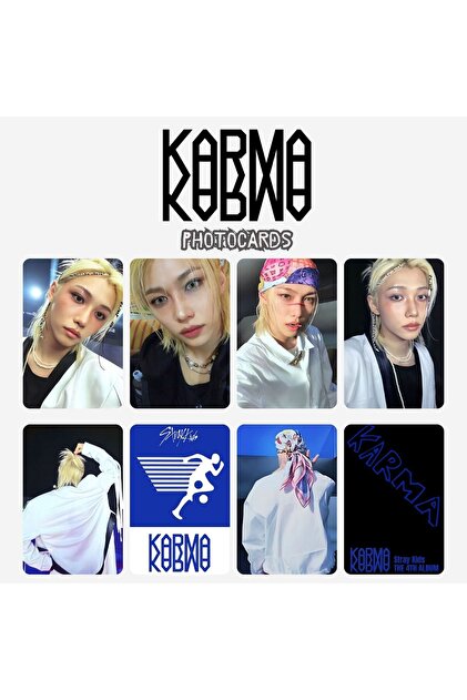 Kpop Dünyasi STRAY KIDS Felix '' Karma '' Photocards Set - Fiyatı
