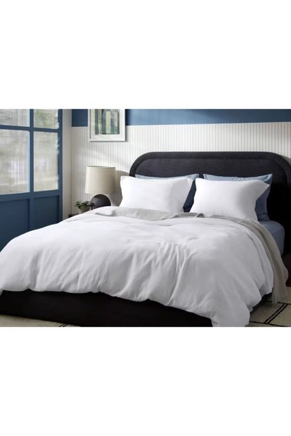 100% Cotton Organic Muslin Bedding Set 160X200 Fitted Sheet