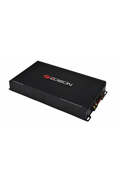 Edison ED-2000.4AB Oto Anfi Stereo 4X200 Watt 4 Kanal Bass Kontrol