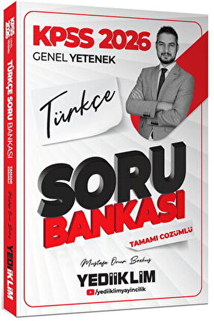 Genel Markalar Yediiklim 2026 KPSS Türkçe Soru Bankası Çözümlü