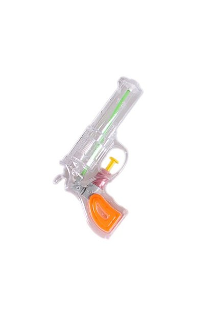 Jucărie acvatică pentru copii, Plastic, 16 x 5 x 2 cm, Transparent/Portocaliu