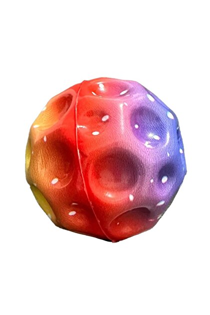 Minge Saltareata Hiperelastica, Flippy, Antistress pentru Copii, Diametru 66 mm, Multicolor Rosu