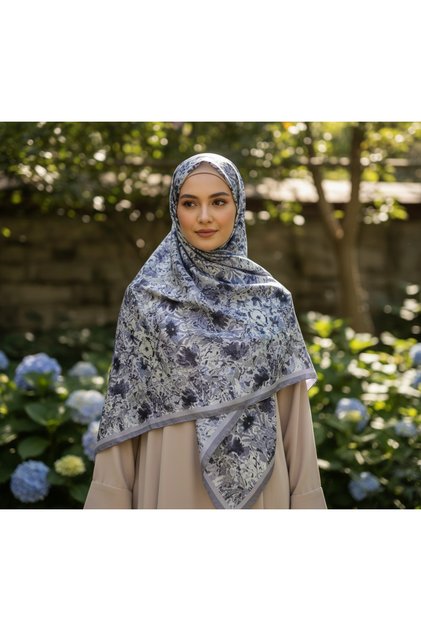 Leaf Dance Pattern Pure Touch Cotton Shawl 75X185Cm