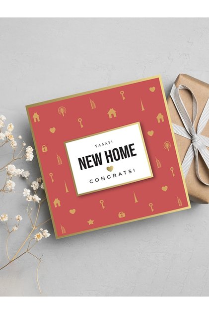 New Home Congrats Foil Greeting Card