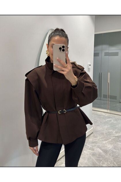 KEMERLİ İÇ ASTARLI DOKUMA MONT&CEKET