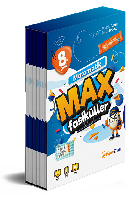 Hiper Zeka 2026 8. Sınıf Matematik MAX Fasiküller | Mustafa TÜMEN