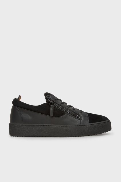 Logolu Süet Detaylı Sneaker Ayakkabı Erkek AYAKKABI RU40037