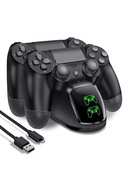 Stație de încărcare dublă pentru controlere PS4/PS4 Slim/PS4 Pro, AB HOMES