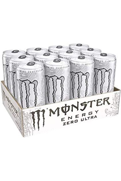 Energy Zero Ultra, Sugar Free Energy Drink, 440ml (Pack of 12)