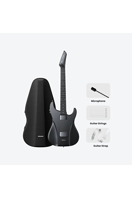 AeroBand Gmc Music Store Dijital Gitar Full Set Siyah - Fiyatı