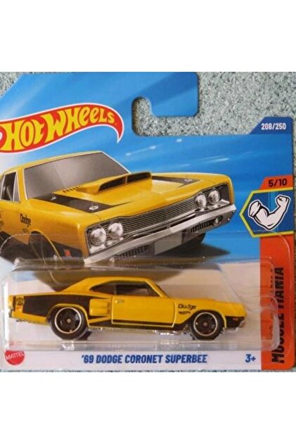 HOT WHEELS 69 Dodge Charger 500 2021 Tekli Arabalar 1/64 Ölçek