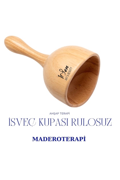 Wooden Maderotherapy Swedish Cup Without Roller
