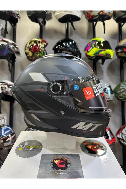 MT Helmets Stinger 2 Zivze C2 Mat Kapalı Kask - Fiyatı, Yorumları