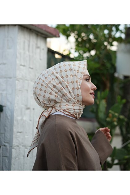 MONOGRAM DESEN SOFT EŞARP