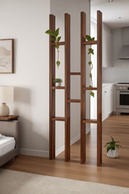 pinoxi Ahşap Trend Seperatör Paravan Raflı 55x200 cm - Fiyatı