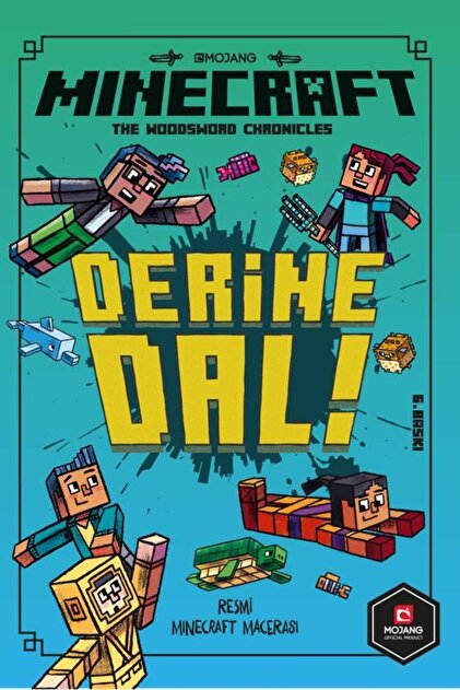 XLibris Minecraft - Derine Dal Nick Eliopulos Kitabı 140 Sayfa X