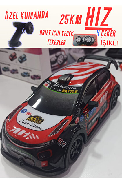 Boratila Toys 1:22 Ölçek 2.4 Ghz Özel Kumandalı 4 Çeker Full