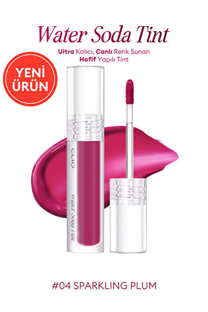 CLIO Ultra Kalıcı, Canlı Renk Sunan Hafif Yapılı Tint Water Soda