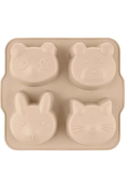 Silicone Muffin Cake Mold Latte Beige