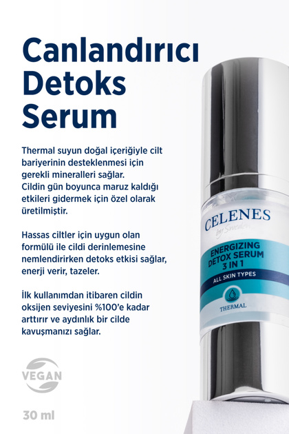Celenes by Sweden Thermal 3'ü 1 Arada Nemlendirici Canlandırıcı