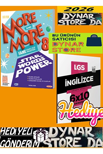 テキスト Kurmay ELT More And More 8. Sınıf English Star Words Power