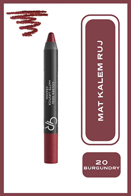 Matte Lipstick Crayon - 20 - Mat Ruj