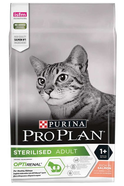 Kısırlaştırılmış Somonlu Kedi Maması 10 Kg