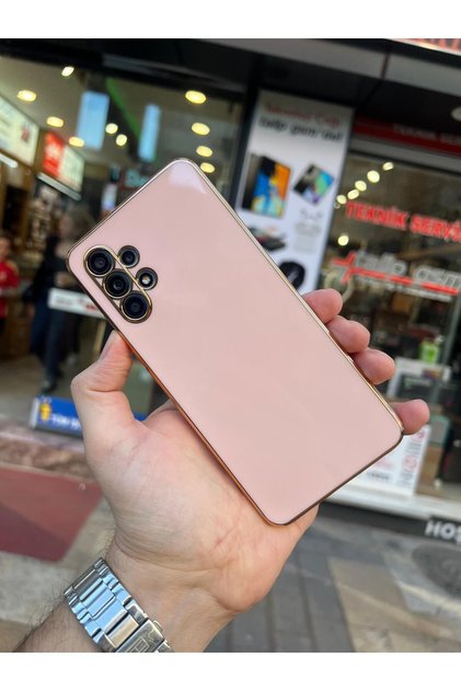 Samsung A32 4g - Dirt-Resistant Wipeable Glossy Camera Protection Silicone Bark Case