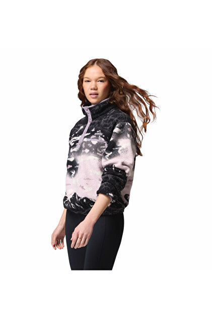 Columbia Helvetia II Printed Cropped Half Snap Kadın Polar Üst