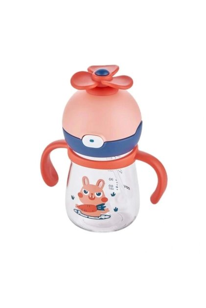 VAGONLIFE PİPETLİ DÖNEBİLEN PERVANE BAŞLIKLI ÇOCUK MATARASI B1060 220 ML 6 AY +