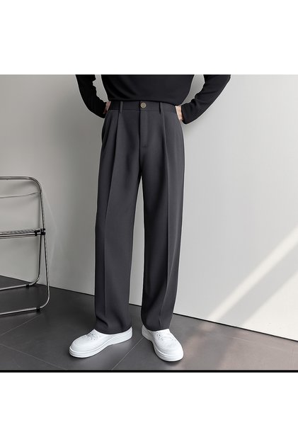 Erkek Baggy Kumaş Pantolon Old Money
