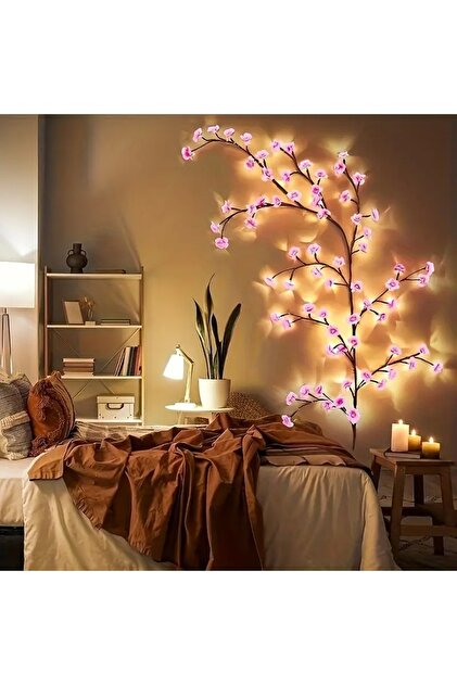 gaman 144 Ledli Ağaç Dalı Led Çiçekli Bahar Ağacı Dekoratif Duvar