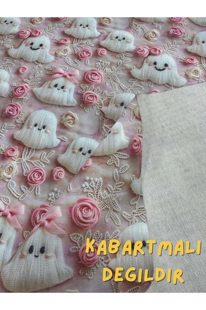 Pembe Rüya Dijital Baskı Kumaş (100*140 KUMAŞ Kabartmalı Değildir)