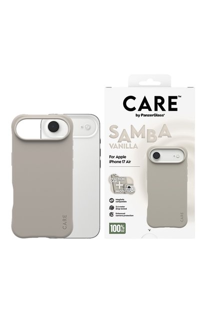 جراب CARE الأنيق سامبا مع MagSafe لهاتف iPhone 17 Air - لون فانيليا