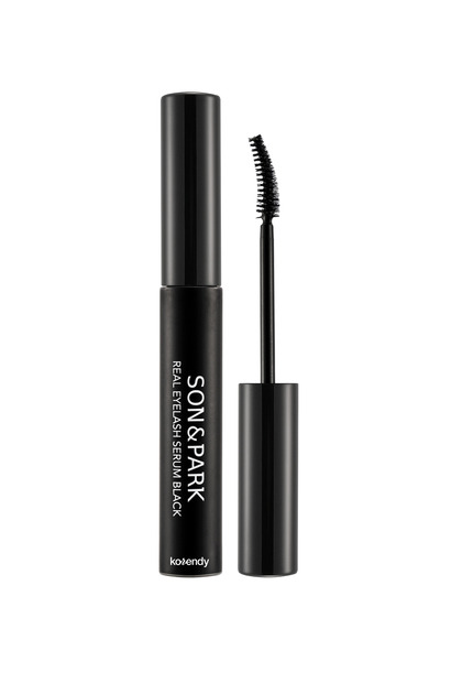 Real Eyelash Serum - Peptitl Biotinli Dökülme Önleyici Kirpik Saç ve Kaş Besleyici Serum 15g (BLACK)