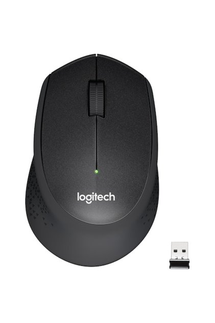 Mouse M330 Silent Plus, Wireless, Negru