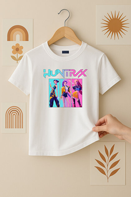 BLITZIST Kpop Demon Hunters Hunterix Zoey Rumi Mira Baskılı Kız