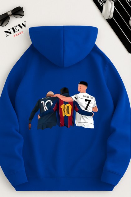 Futbolcu Baskılı Sweatshirt