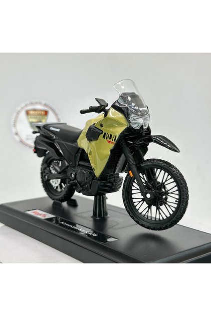 Kawasaki Klr 650 1:18 Diecast Model Motorcycle - Detailed Adventure Design