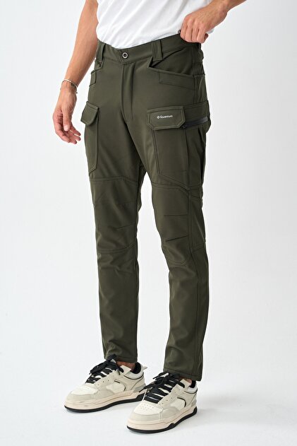 Soft Shell Wind, Water & Cold Proof Winter Tactical Pants with Fleece Inside E218