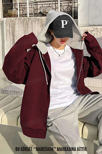 Gofeel Star Washed Unisex Oversize Zip Hoodie - Fiyatı, Yorumları