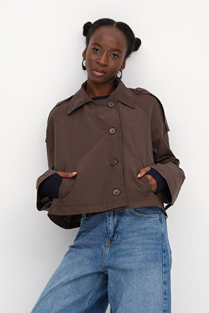 Addax Düğmeli Kısa Trençkot C7534 - Fiyatı, Yorumları