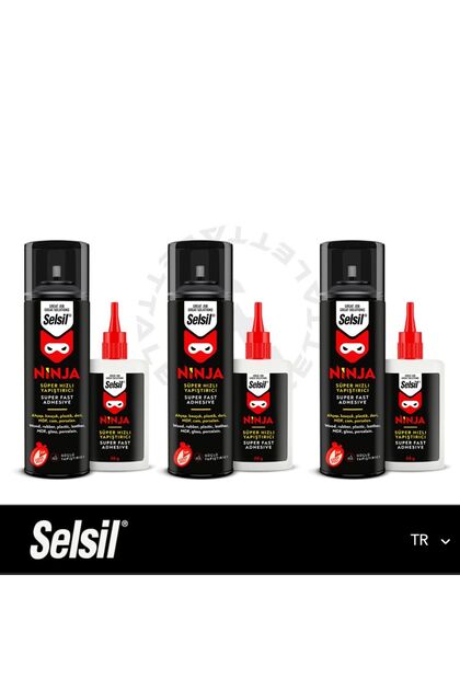 Selsil Ninja Süper Hızlı Yapıştırıcı 400 ML (3 ADET) - Fiyatı