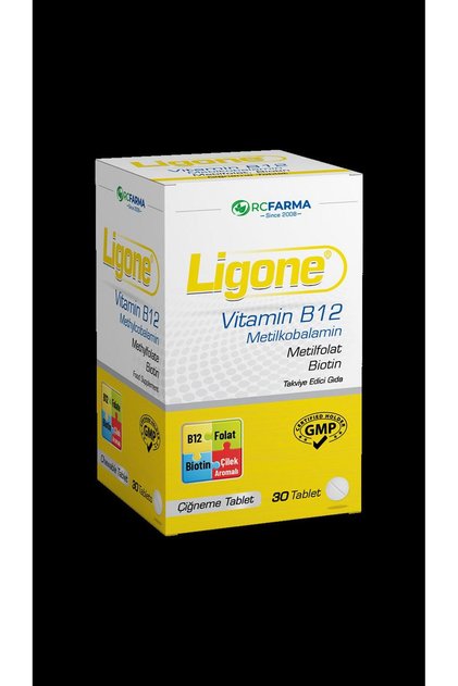 Ligone Vitamin B12 30 Chewable Tablets