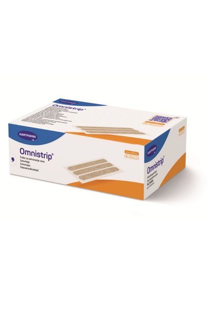 Стерилни лентови лепенки Omnistrip, 6 x 76 мм, 50 x 3 броя, Hartmann