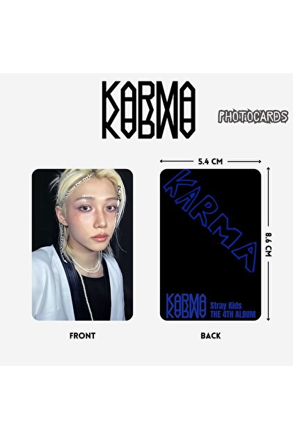 Kpop Dünyasi STRAY KIDS Felix '' Karma '' Photocards Set - Fiyatı