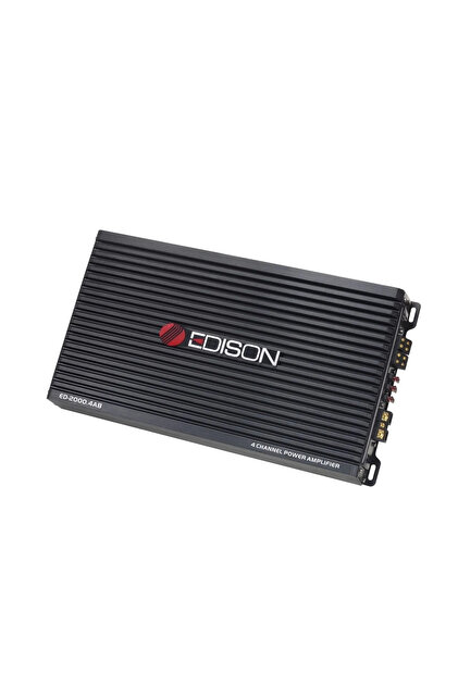Edison ED-2000.4AB Oto Anfi Stereo 4X200 Watt 4 Kanal Bass Kontrol