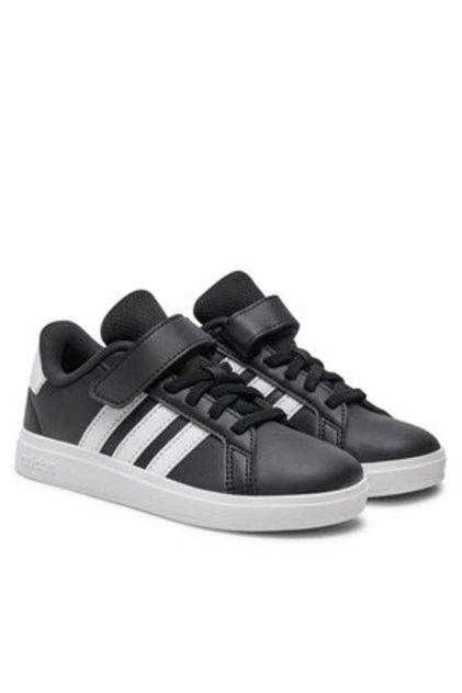 Teniși unisex pentru copii, negri, ADIDAS-IE5995