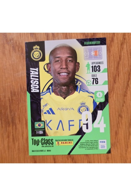 Topps Topss Anderson Talisca Lisanlı Oyun Kartı - Fiyatı, Yorumları